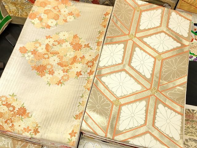 平和屋本店□袋帯 西陣 まとめて100点 鳳凰 蝶 更紗 花柄 七宝 宝相華