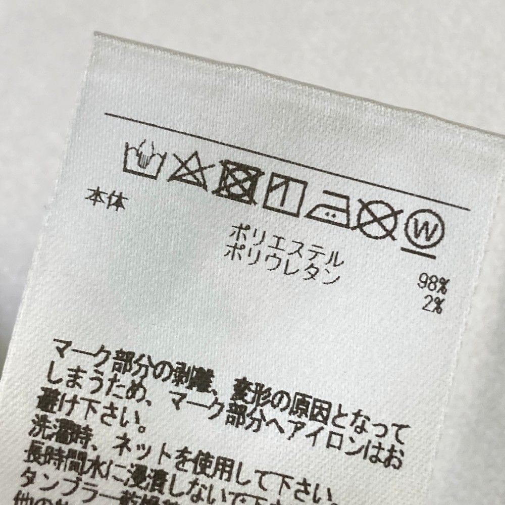 ディッセンバーメイ　半袖　ホワイト サイズ：M DECEMBERMAY ディセンバーメイ ハーフジップ 半袖T