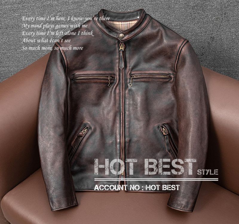 A-1 フライトジャケット レザージャケット 茶芯ホースハイド 馬革 3XL  