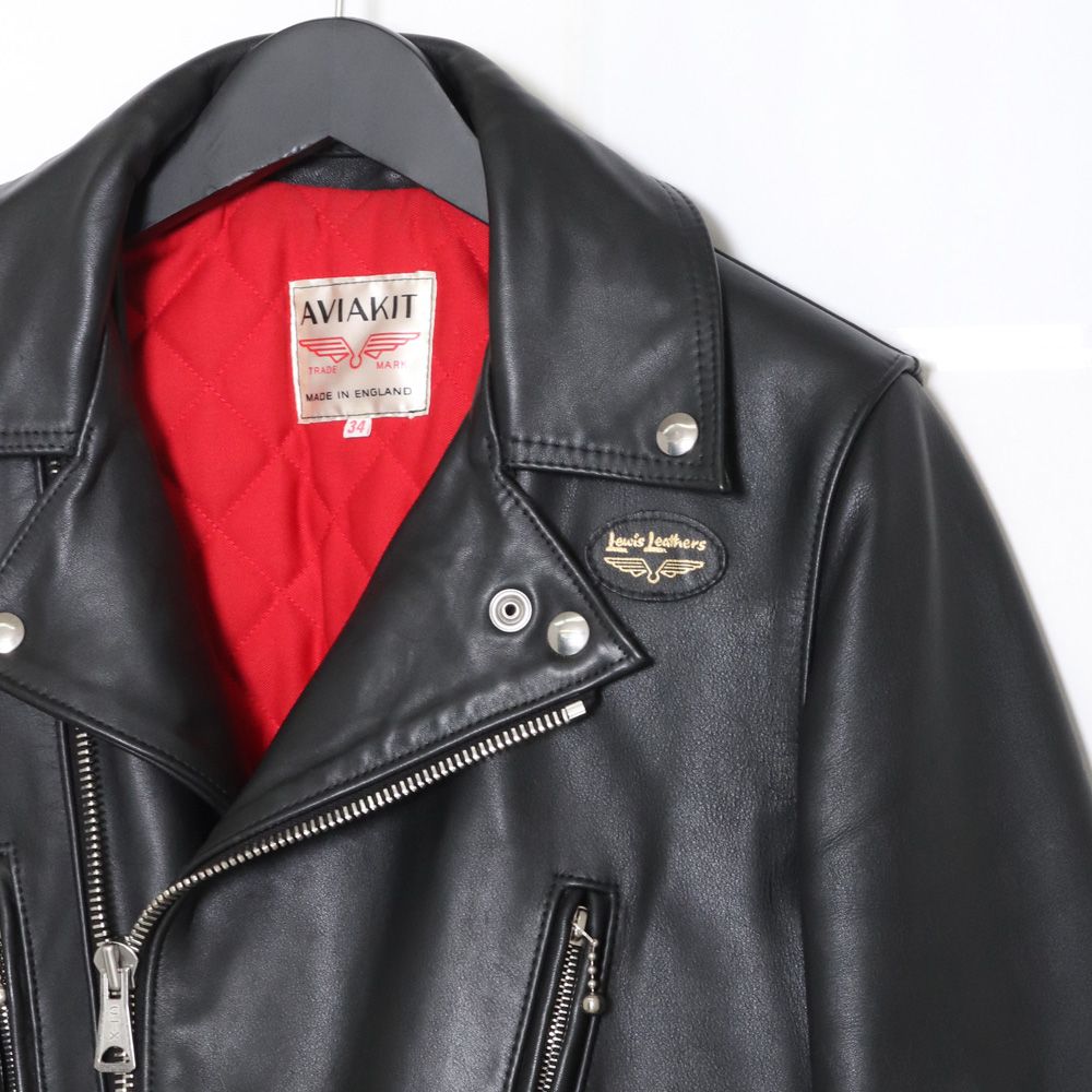 lui's ダブルライダースジャケット LUCY 革ジャン ライダース LUCY/PUダブルライダースジャケット