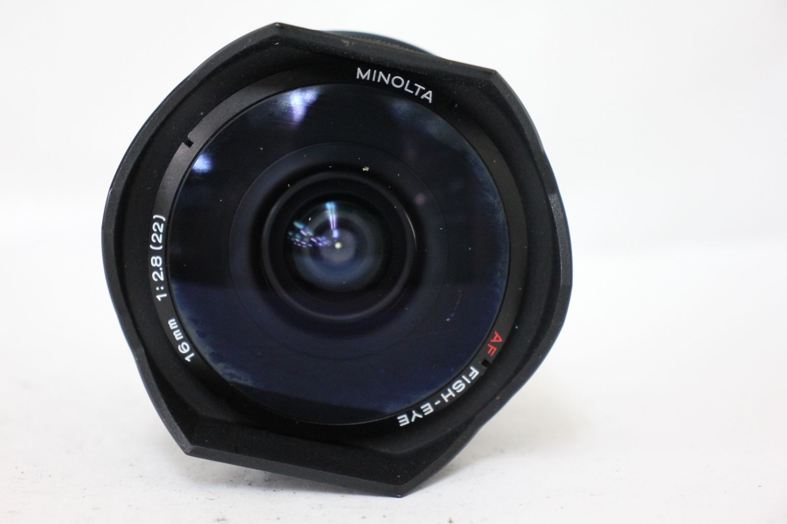 ミノルタ AF FISH-EYE 16mm F2.8 レンズ(単焦点) MINOLTA AF FISH EYE