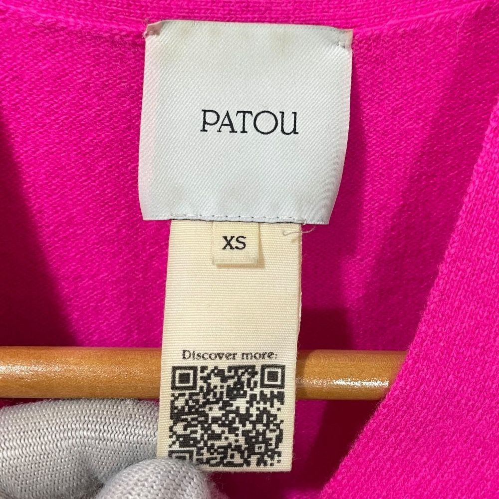 美品 23SS PATOU パトゥ サークルロゴ 長袖 ニット カーディガン