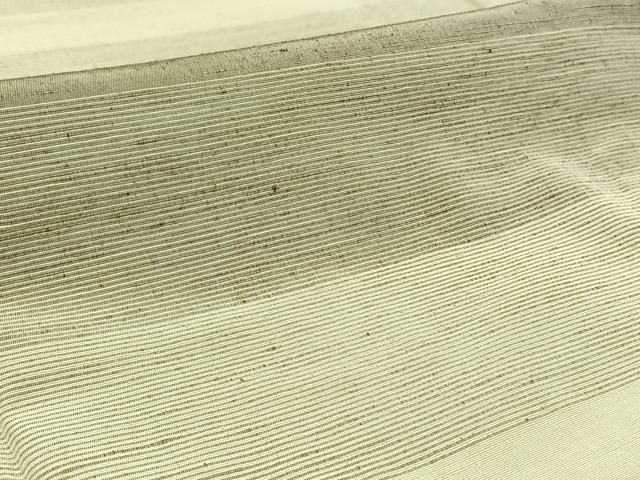 平和屋着物▽上質な紬　単衣　横段文　正絹　逸品　AAAY7252jh 平和屋着物▽上質な紬 単衣 横段文 正絹 逸品 AAAY7252jh