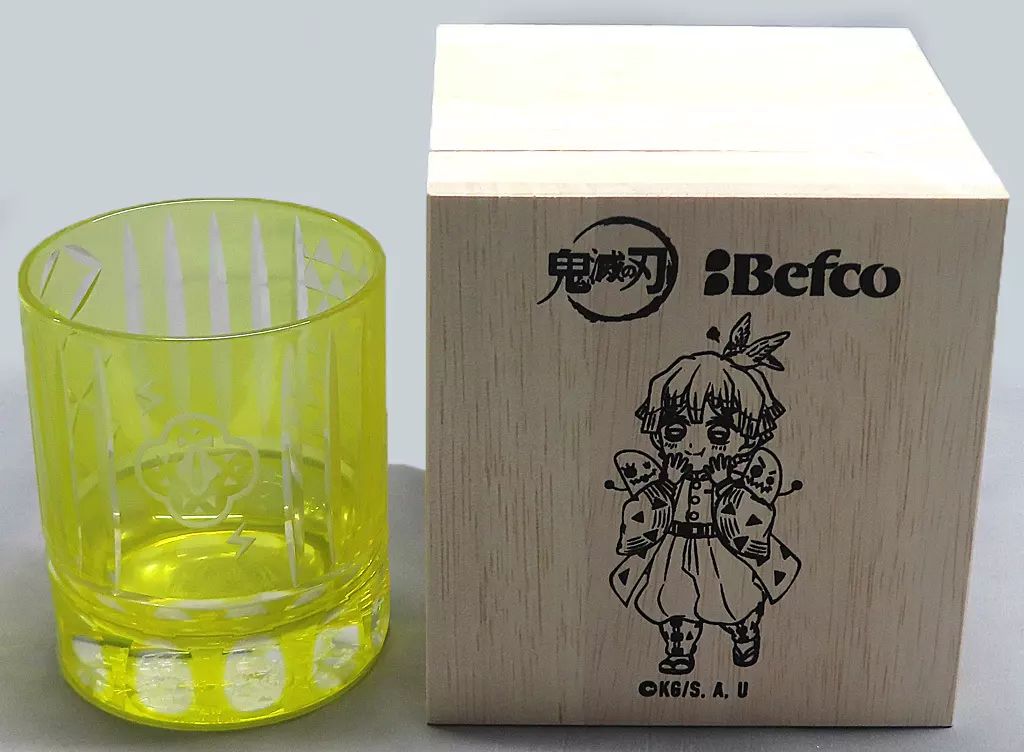 コレクション、趣味 Befco×鬼滅の刃 江戸切子 我妻善逸モデル