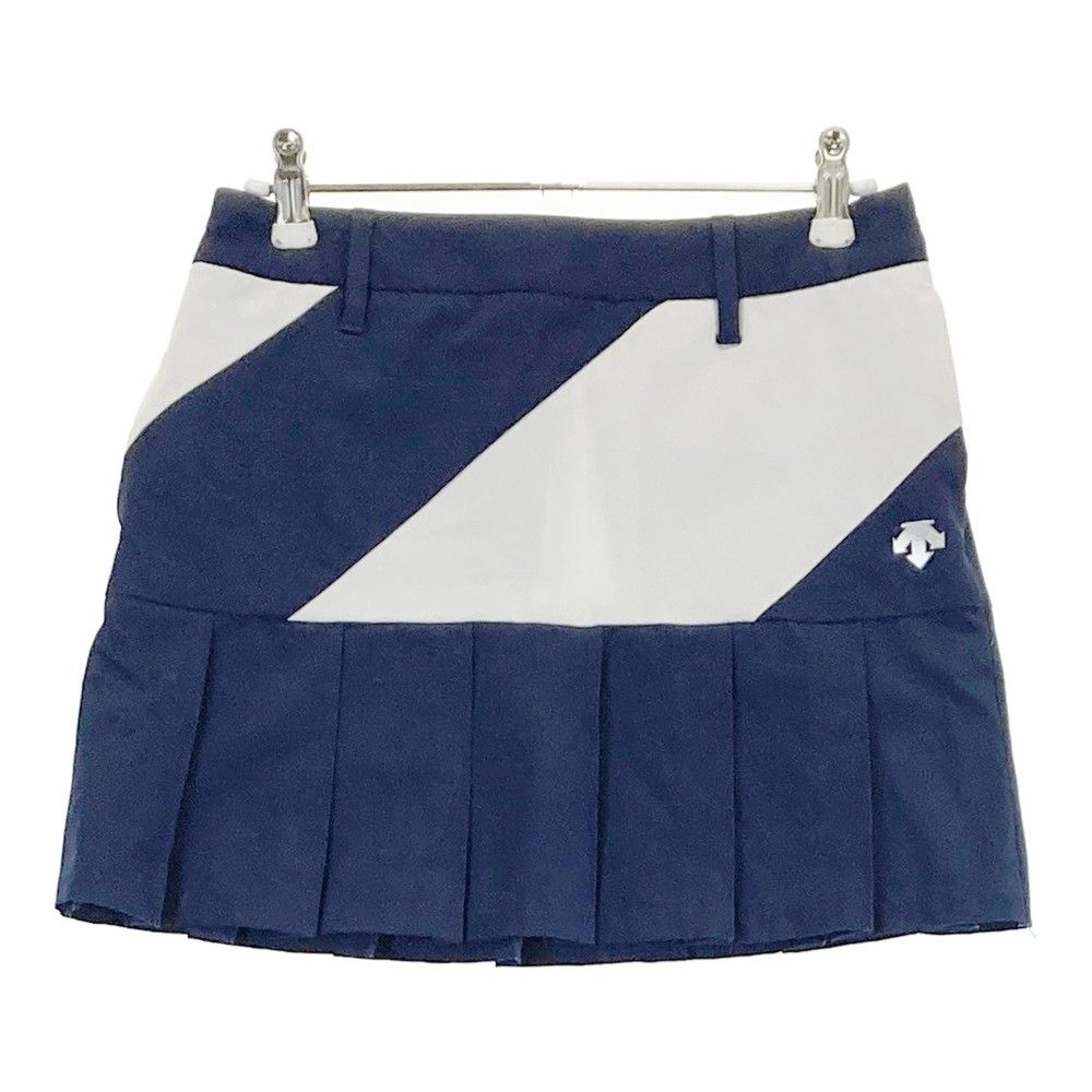 サイズ：SS DESCENTE GOLF デサントゴルフ スカート ネイビー系
