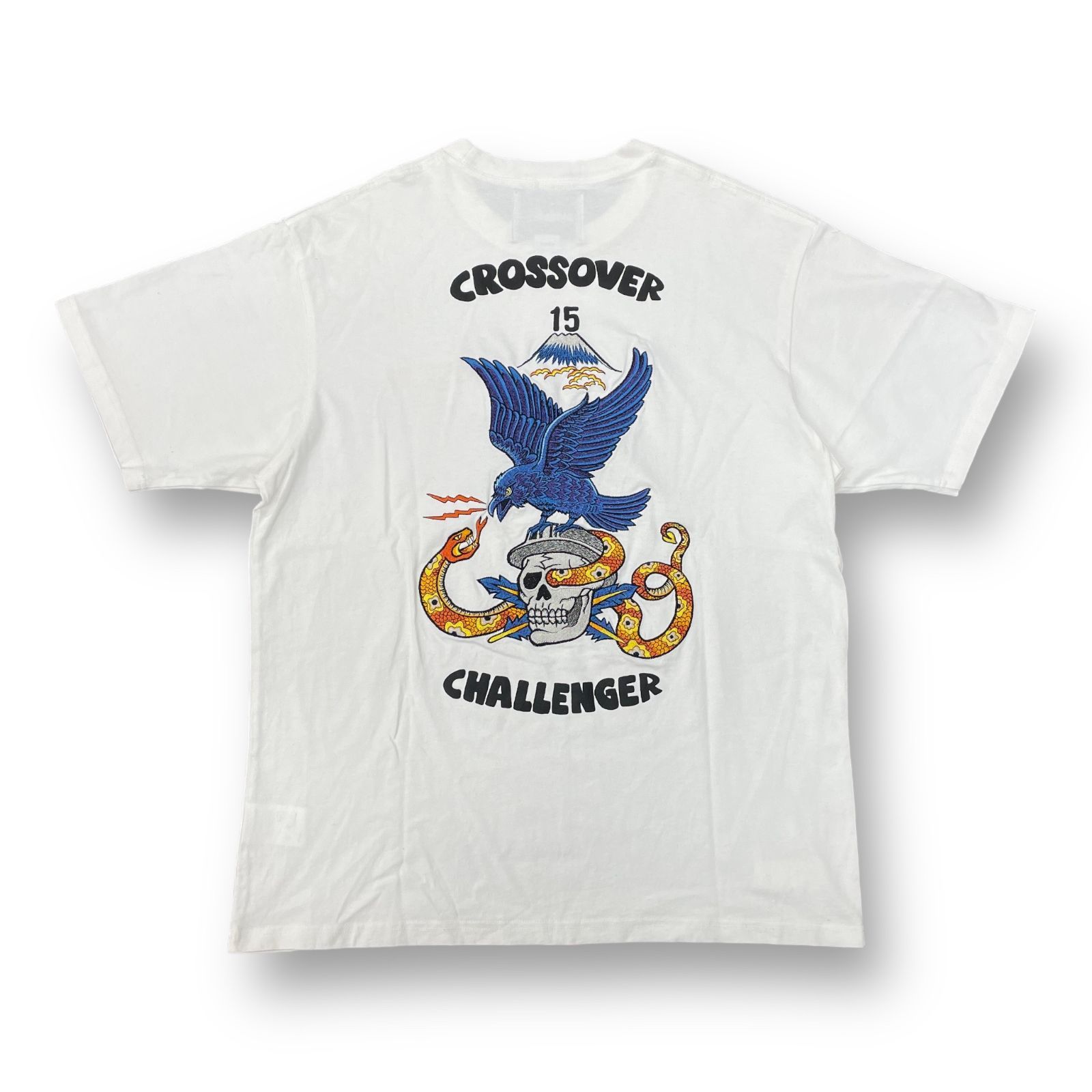希少 CHALLENGER CROSSOVER 刺繍 Tシャツ クロスオーバー