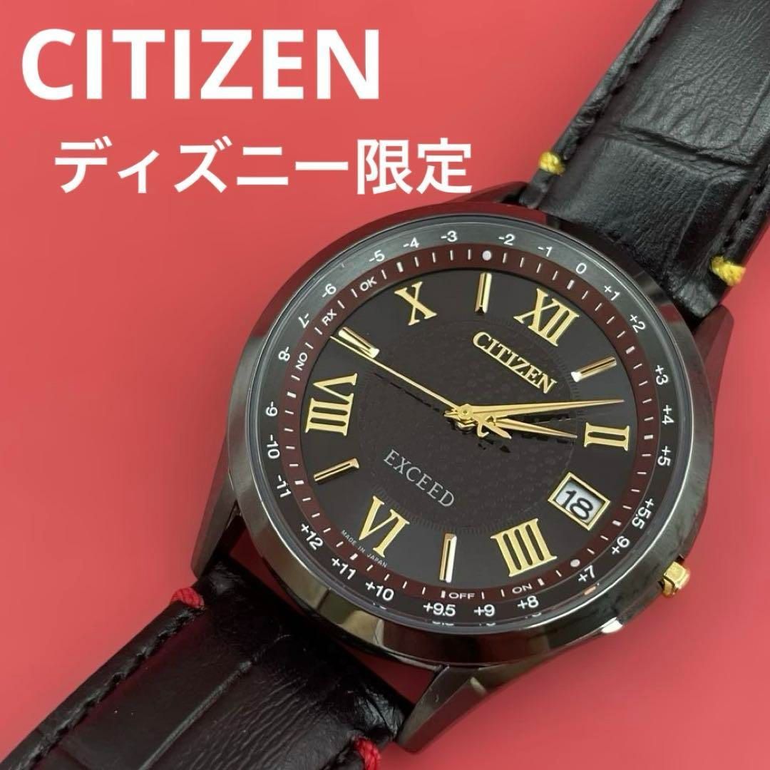 CITIZEN ディズニー限定600本 ブラック メンズ CB1118-01E/H149
