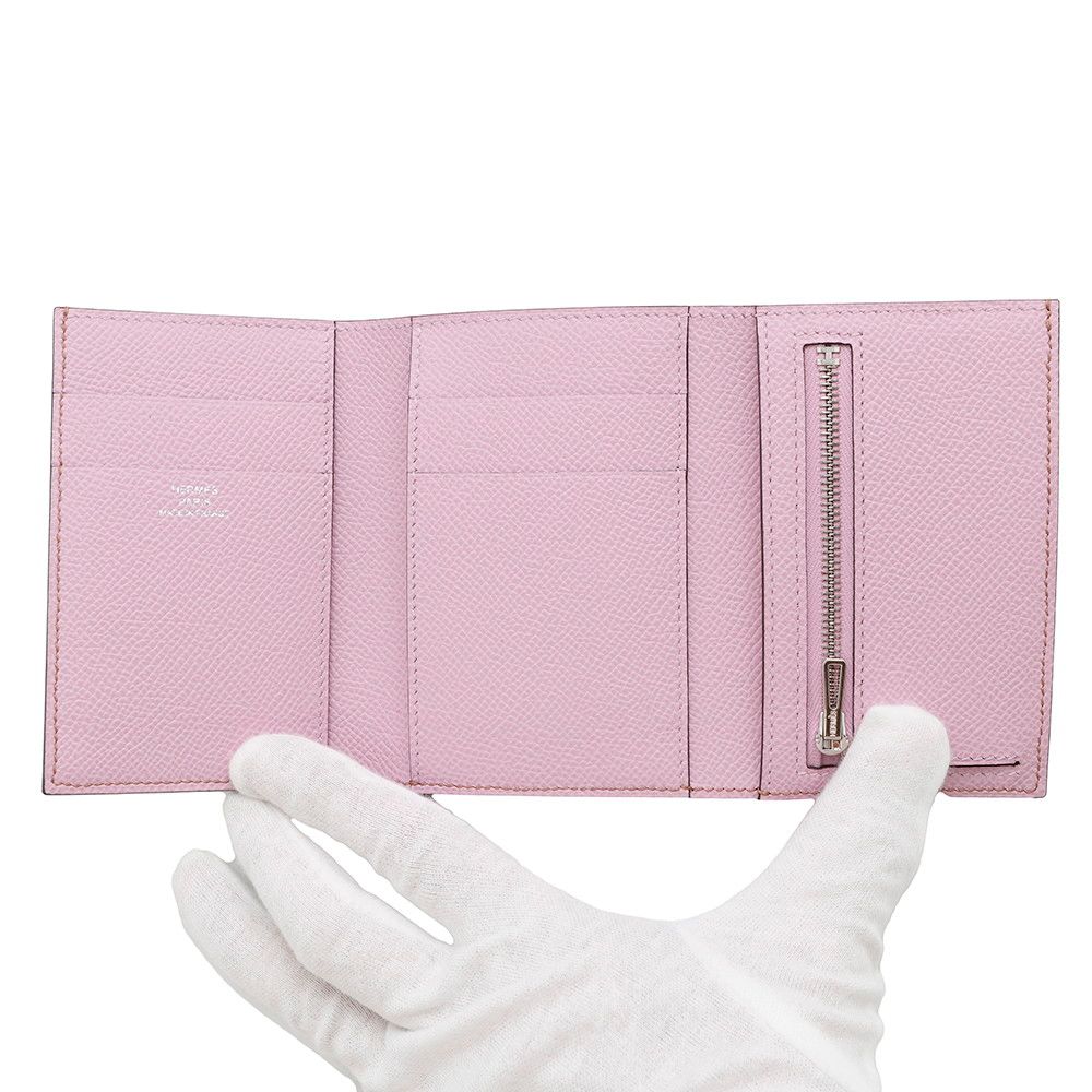 エルメス 三つ折り財布 ベアンコンビネ ヴェルソ チャイ/モーヴシルべ  