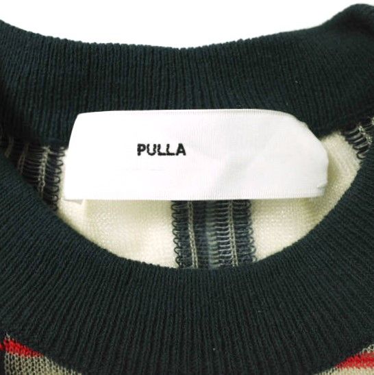 TOGA PULLA トーガ プルラ 18SS Check knit pullover チェック