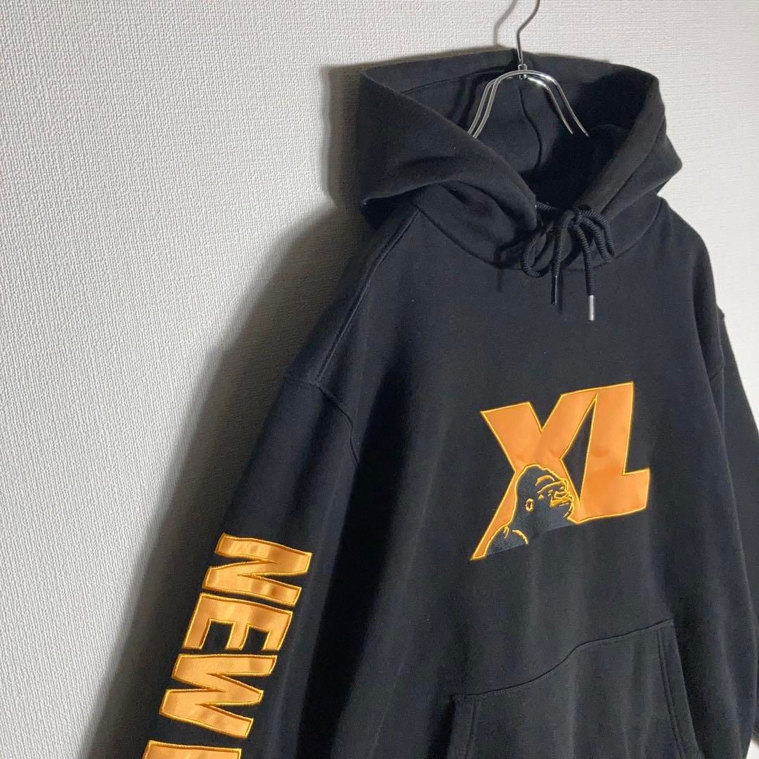 美品】XLARGE NEWERA プルオーバーパーカー LAKERS 刺繍 M