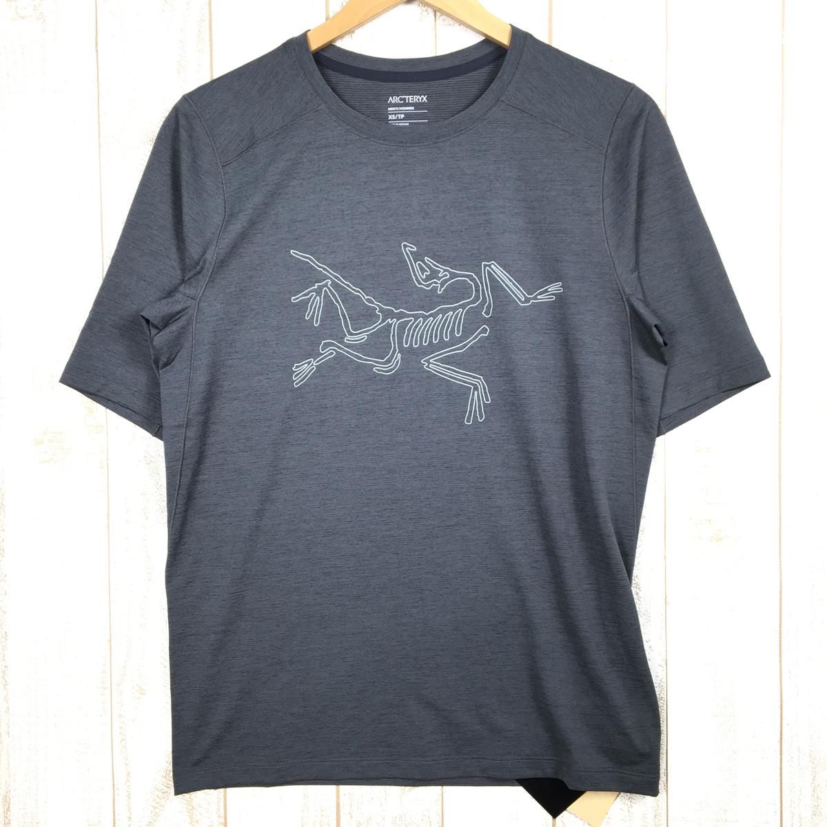 MENs XS アークテリクス コーマック ロゴ Tシャツ Cormac Logo T-Shirt ARCTERYX  X000006348/L08465800 000033 Black Heather チャコール系 - メルカリ