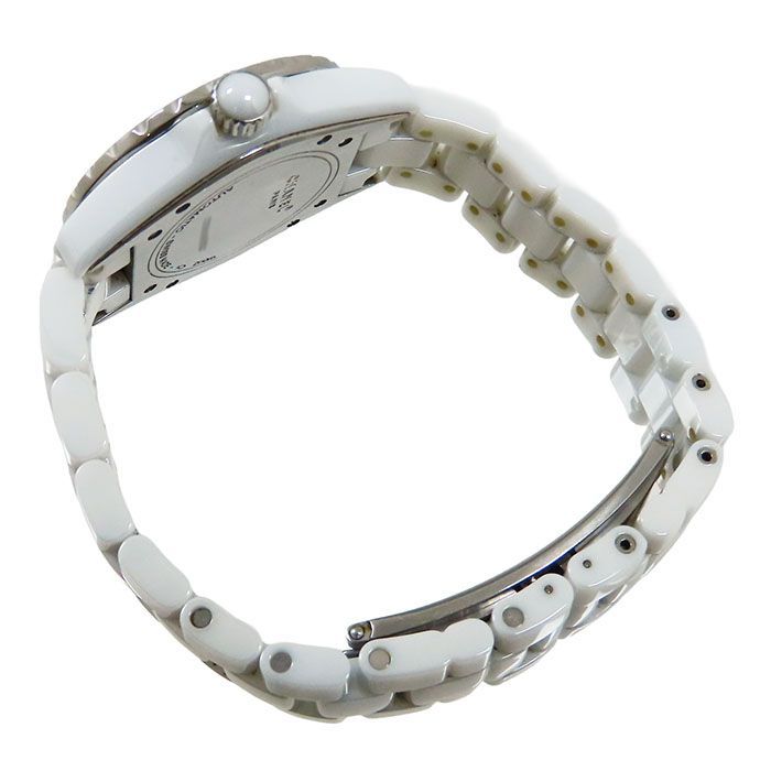 CHANEL シャネル J12 ブルーサファイアベゼル H1180 ホワイト