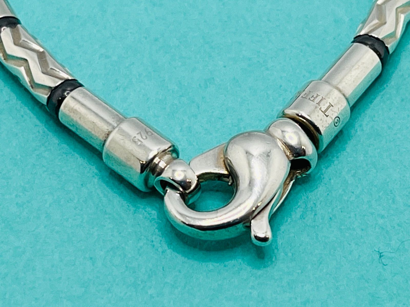 ティファニー　アズテックブレスレット　ヘマタイト　 ドイツ製　SILVER925 ティファニー TIFFANY アズテック ジグザグ ブレスレット