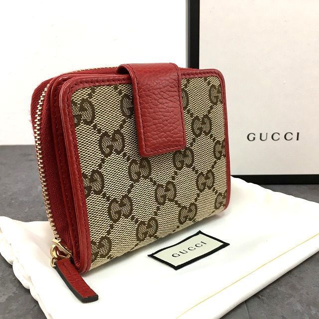 370 送料込み! 未使用品 GUCCI コンパクトウォレット 346096 GG 370 送料込み! 未使用品 GUCCI コンパクトウォレット 346096 GG
