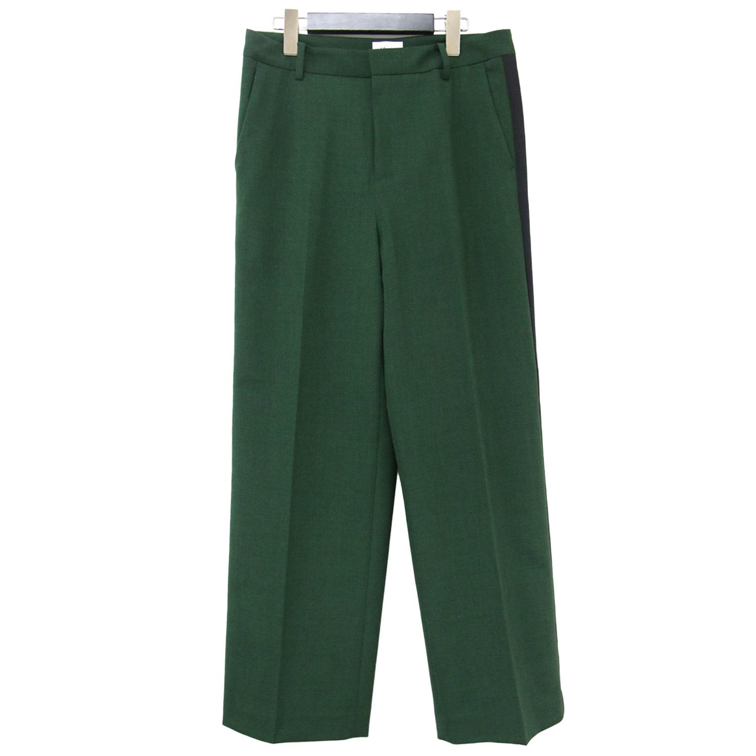 新品 LAppartement アパルトモン パンツ グリーン ネイビー サイズ:38