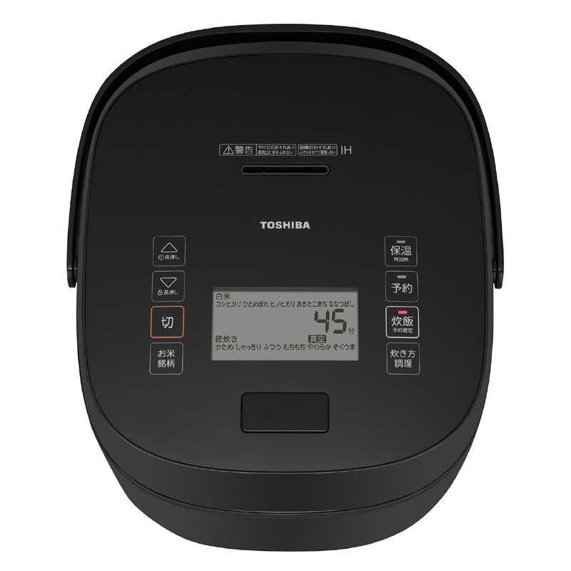 東芝 炊飯器 1升 真空圧力IH 炎匠炊き グランブラック RC 18 KGW K