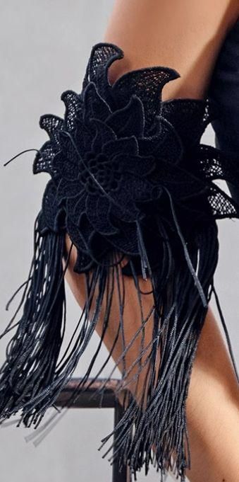 フリンジ腕飾り 花 社交ダンス モダンダンス オーダーメイド - メルカリ