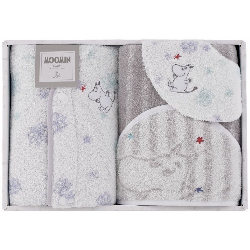 ムーミン スターギフト おくるみ-ポンチョ-スタイ 47-7059100