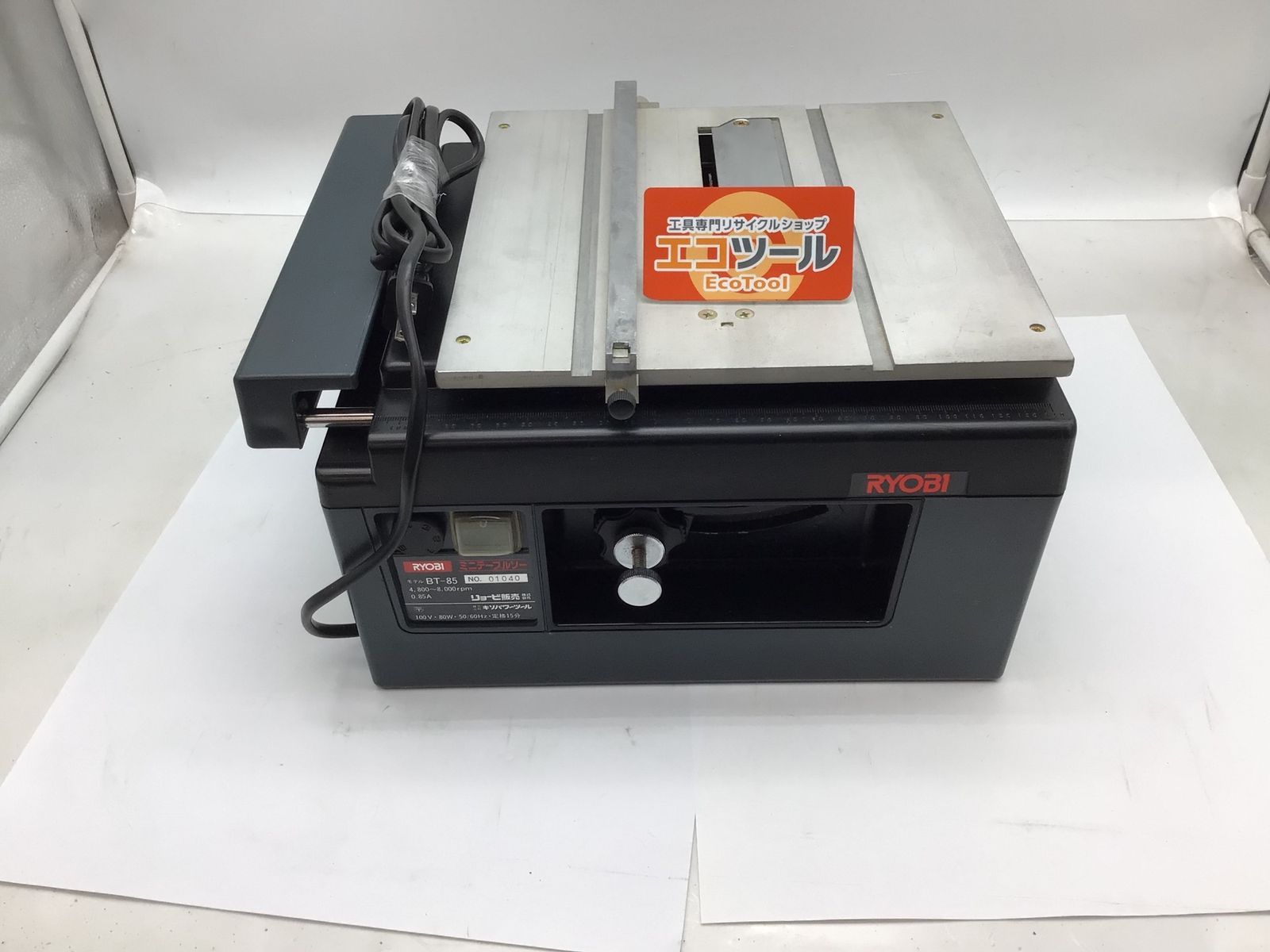 品 RYOBI|リョービ BT-85 ミニテーブルソー ITFSY9BVXBK0 エコツール知立店 M02