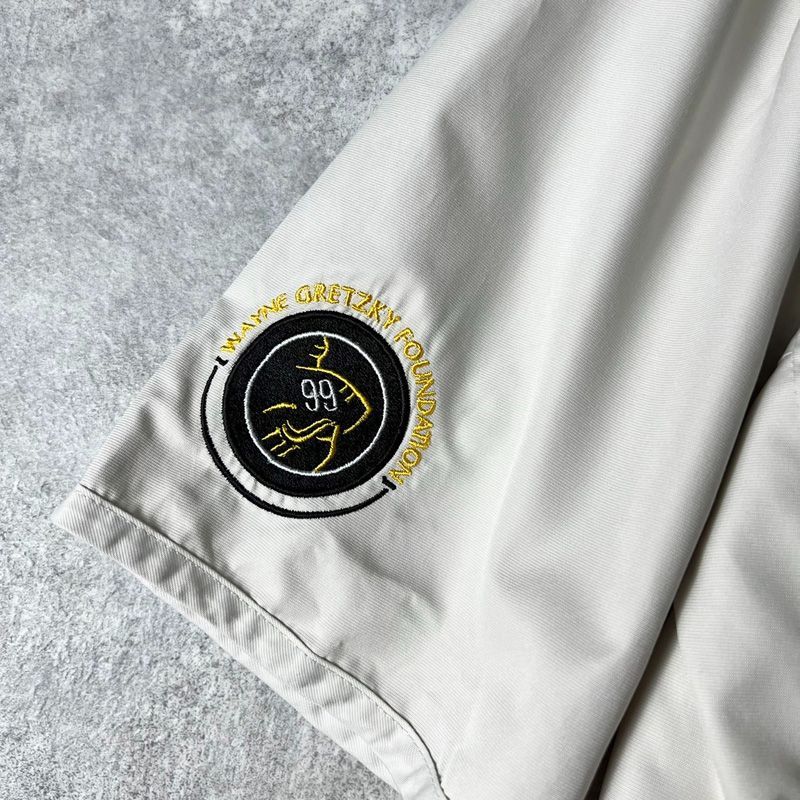 NIKE GOLF スウォッシュ ロゴ 刺繍 ハイネック 半袖 プル
