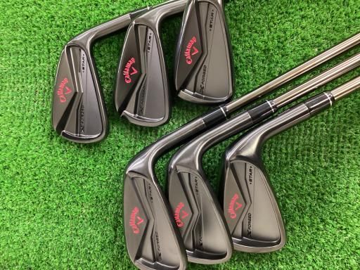 キャロウェイ X FORGED STAR 2025 BLACK 6S アイアンセット IR NS PRO 950GH neo フレックスS メンズ 男性用 右利き 右用 Bランク ゴルフクラブ