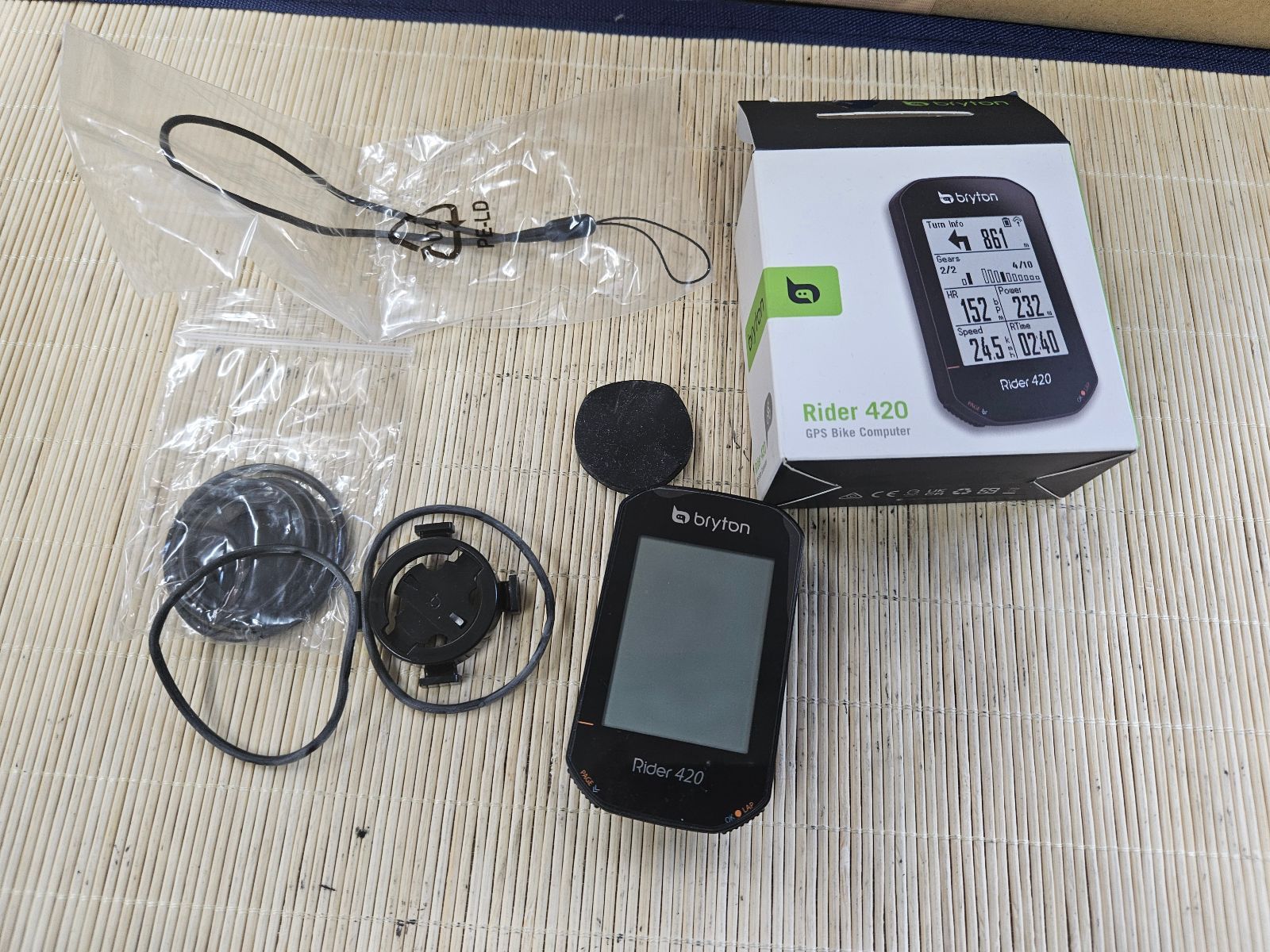 Bryton Rider420 ブライトン サイクルコンピューター ロード クロスバイク 同梱発送承中!! T-23