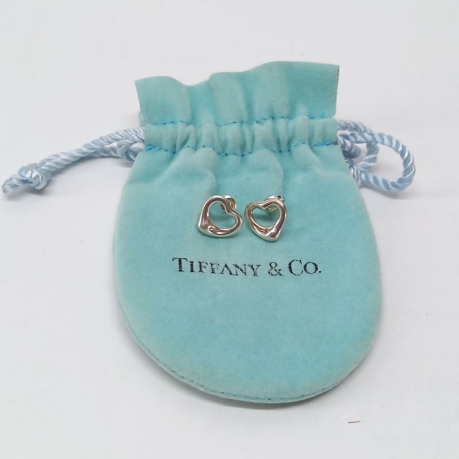 Tiffany & Co. エルサペレッティ オープンハートピアス　925 楽天市場】Tiffany&Co. ティファニーオープンハートフープピアス