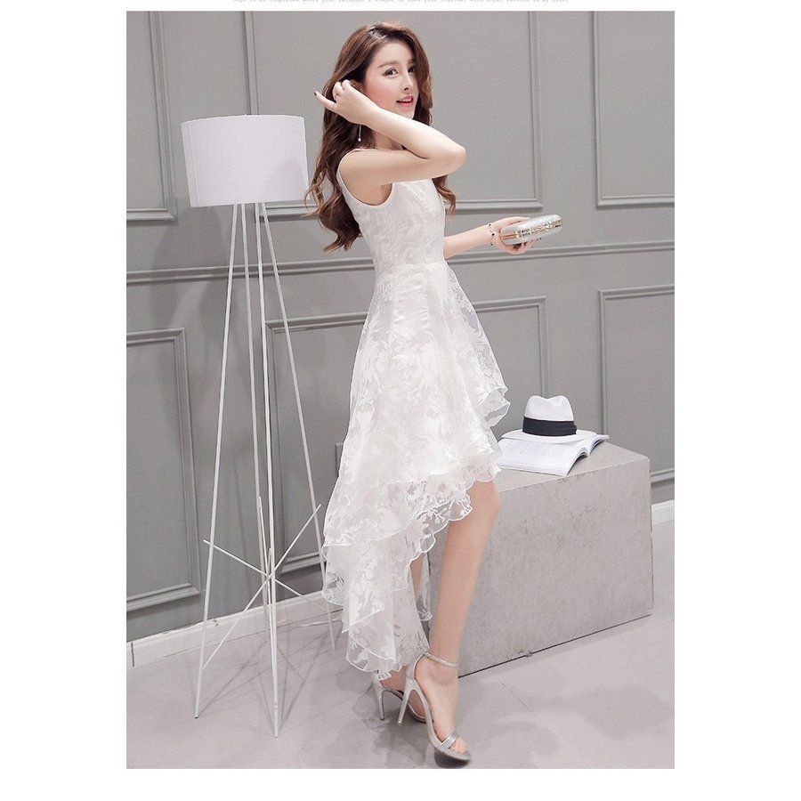 白ワンピース ワンピース マキシワンピ リゾート夏ハネムーン ハイウエスト シフォンワンピース ロング丈 結婚式 XLQG909