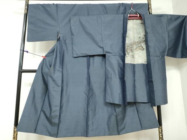 平和屋着物●男性 本場大島紬 アンサンブル 80亀甲 総詰め 正絹 DAAW5751ud