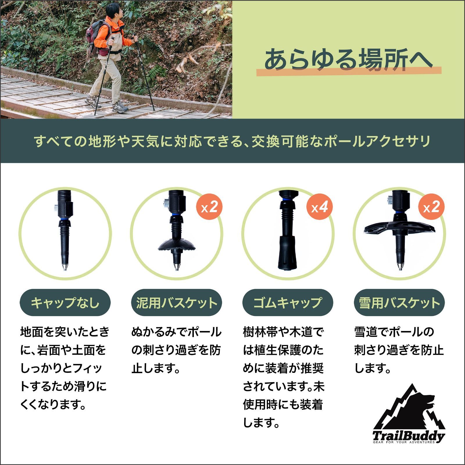 色: レッド】ウォーキングポール 登山杖 航空機品質 伸縮可能 軽量