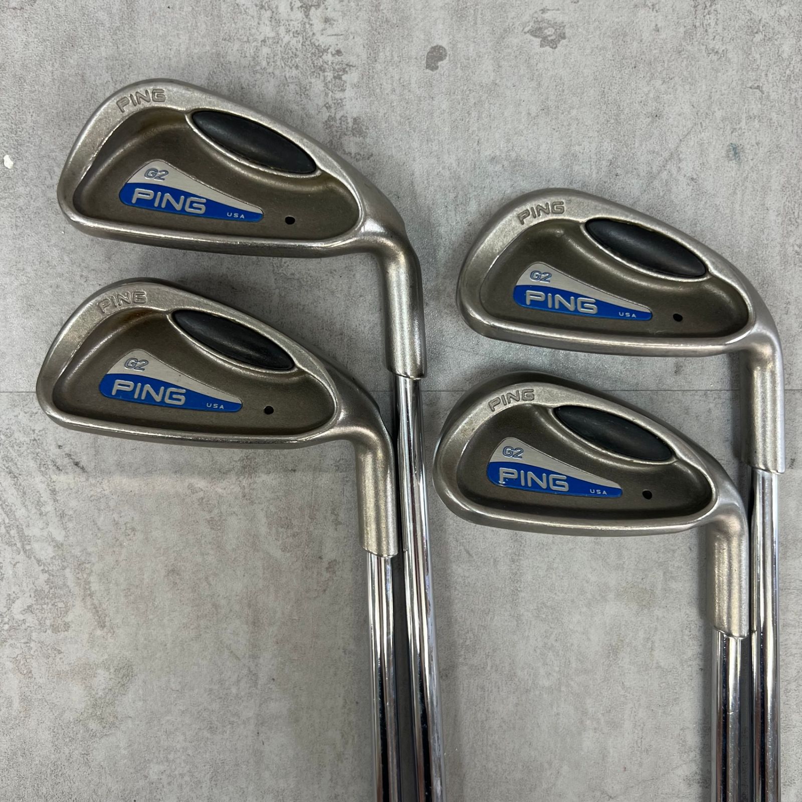 PING - PING　ピン　G2　ブラックドット　黒　メンズゴルフ　アイアン8本セット　スチール　R　右利き用 PING ピン G2 ブラックドット 黒 メンズゴルフ アイアン8本