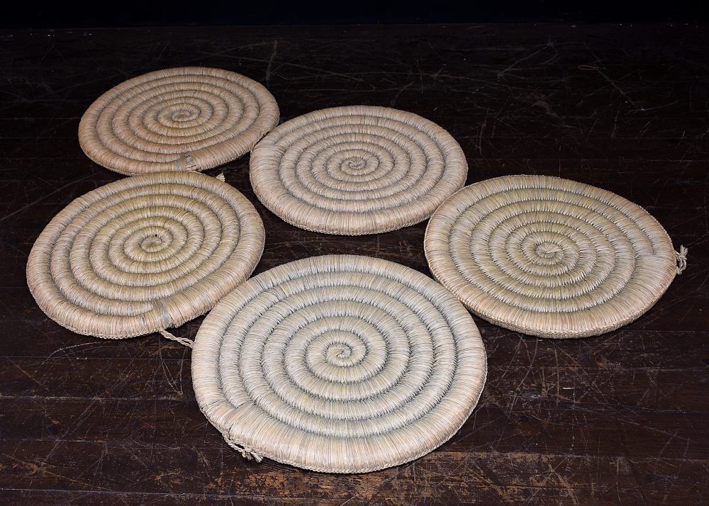 茶道具 円座 5枚組 茶道具円座五枚組（箱無し）②新着