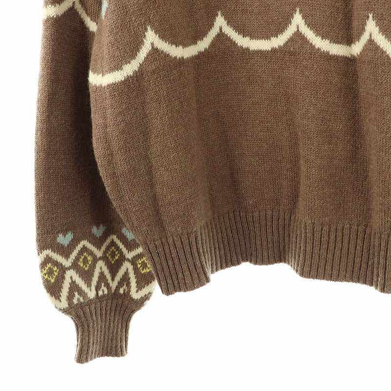 ロージーモンスターwinter heart Nordik knit