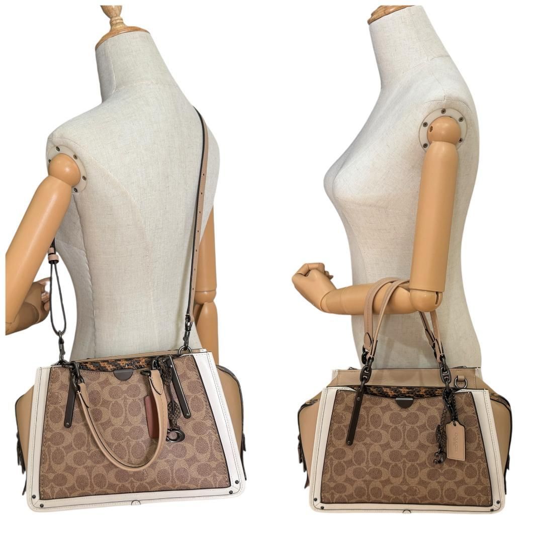 希少☆美品☆COACH コーチ ハンドバッグ ショルダー 2WAY シグネチャー