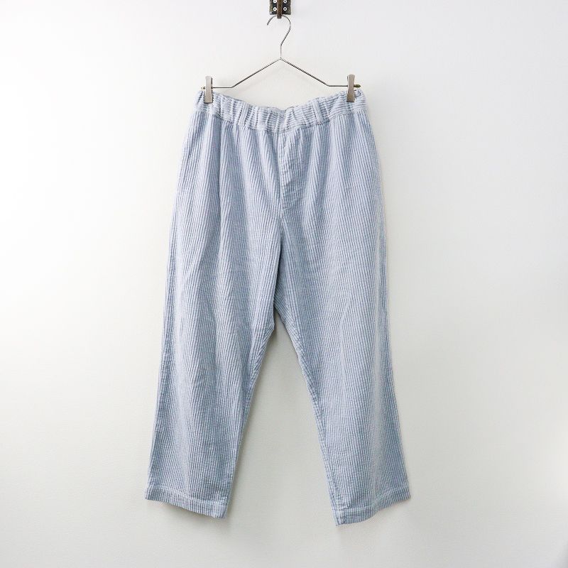2025AW ネストローブ nest Robe It s ME カラーコーデュロイパンツ F｜サックスブルー ボトムス コールテン 太畝 2400014646108