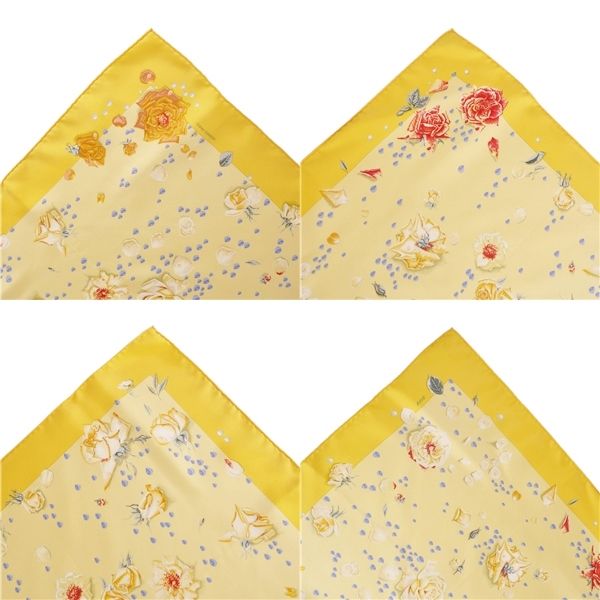 美品 エルメス HERMES スカーフ カレ45 LA ROSEE Anne G - メルカリ 