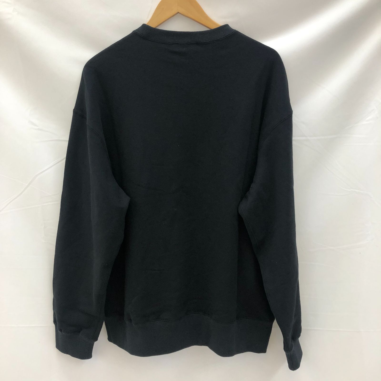OPTSTUFF CREWNECK SWEAT SHIRT OPT10002 BLACK XL オプトスタフ