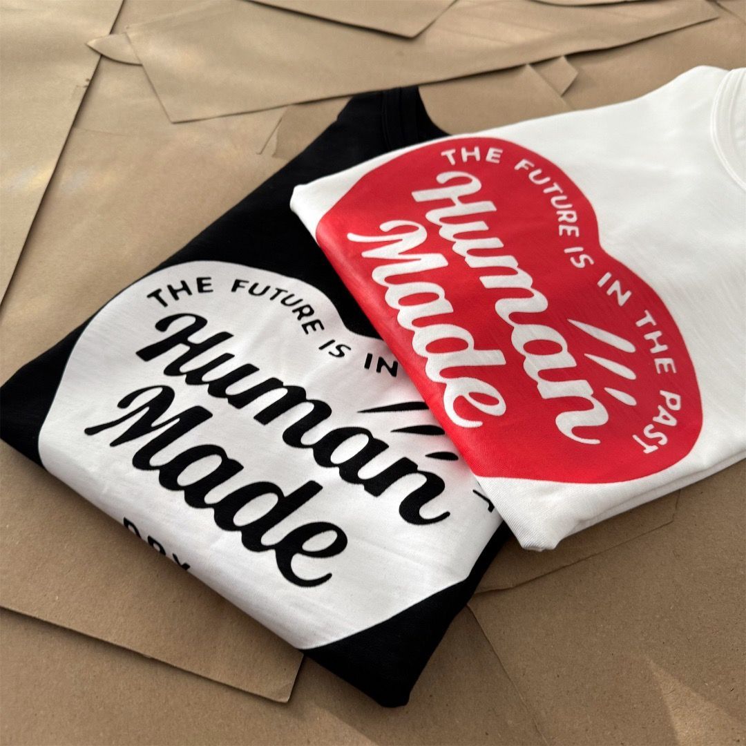 HUMAN MADE SS25 ヒューマンメイド Tシャツ 半袖 ハート型 ロゴ