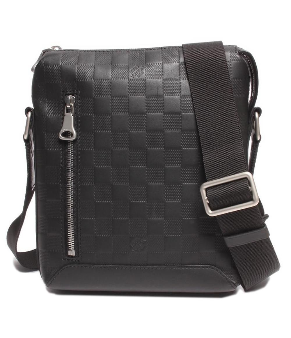 ルイヴィトン レザーショルダーバッグ シルバー金具 ディスカバリー メッセンジャー N42418 メンズ Louis Vuitton