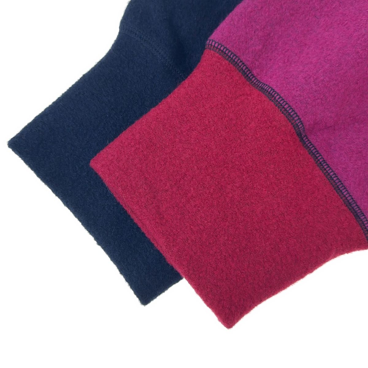 Vivienne Westwood - Vivienne Westwood RED LABEL ヴィヴィアンウエストウッド レッドレーベル パネルウールパーカー 16-12-312029 ピンク×レッド 00 Vivienne Westwood RED LABEL ヴィヴィアンウエストウッド レッド