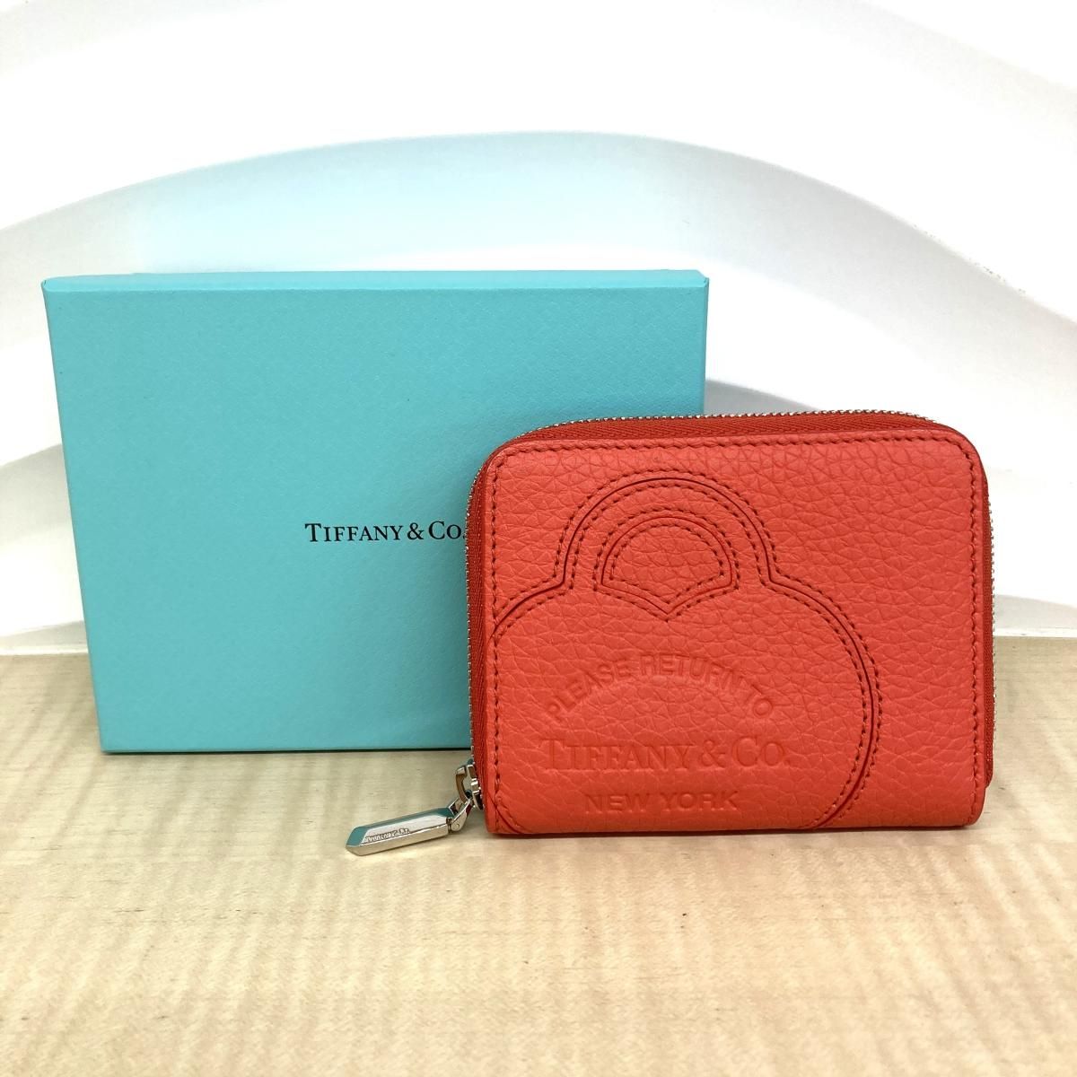 中古】 Tiffany&Co. （ティファニー） ﾘﾀｰﾝﾄｩﾃｨﾌｧﾆｰ ｺｲﾝｹｰｽ 財布
