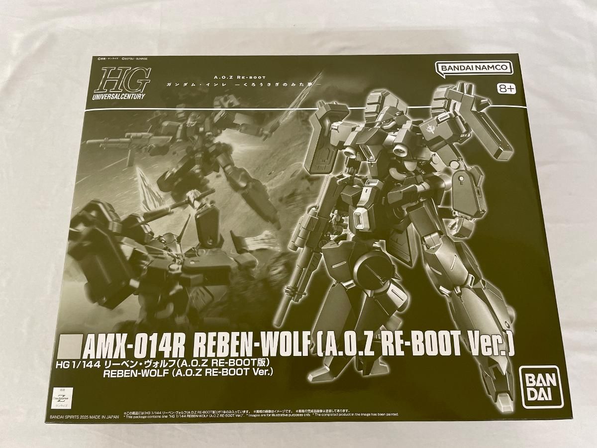 BANDAI - プレミアムバンダイ限定 HG 1/144 AMX-014R リーベン・ヴォルフ(A.O.Z RE-BOOT版) 機動戦士Zガンダム外伝 A.O.Z RE-BOOT ガンダム・インレ-くろうさぎのみた夢- プラモデル(5068602) バンダイスピリッツ HG 1/144 リーベン・ヴォルフ(A.O.Z RE-BOOT版)│株式会社