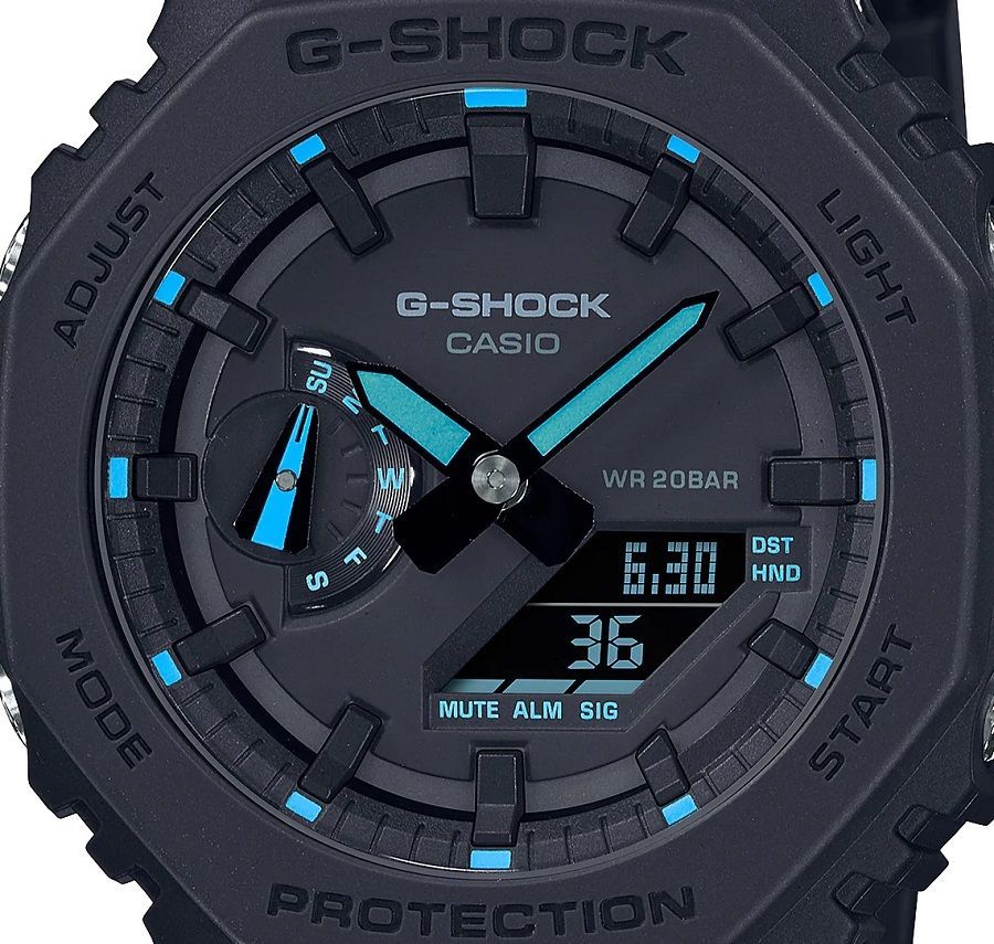 即納】CASIO カシオ G-SHOCK Gショック カーボンコアガード構造 八角形フォルム GA-2100-1A2 ブラック 腕時計 メンズ  レディース WATCH INDEX メルカリ