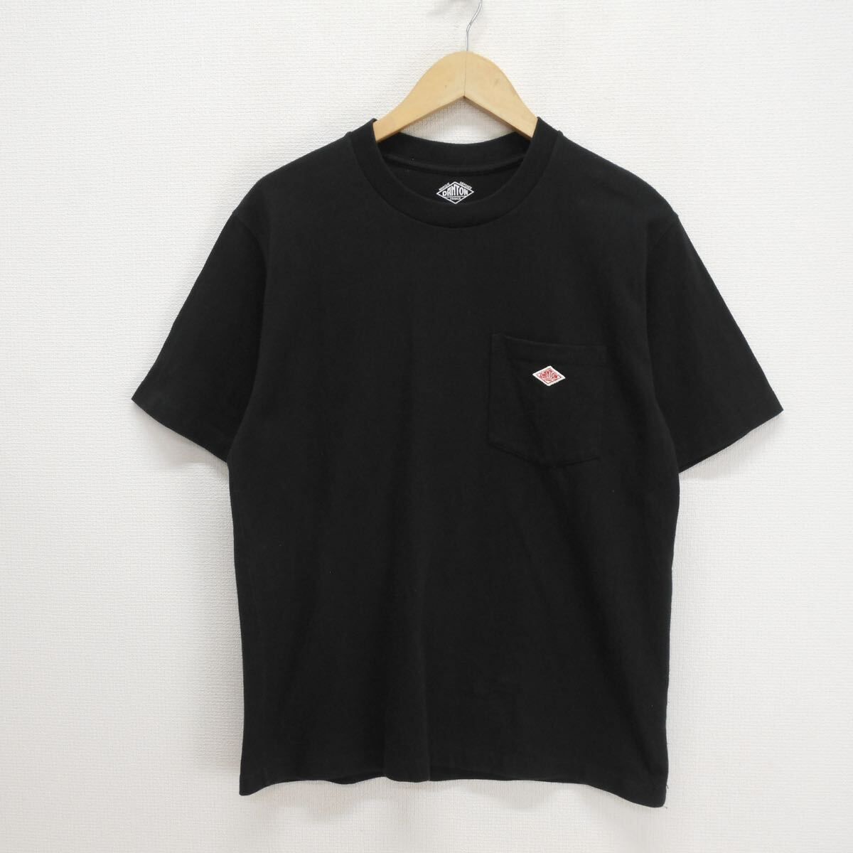 DANTON ダントン 18A-HS-001 半袖 ポケットTシャツ 半袖 ロゴ 38 10118095