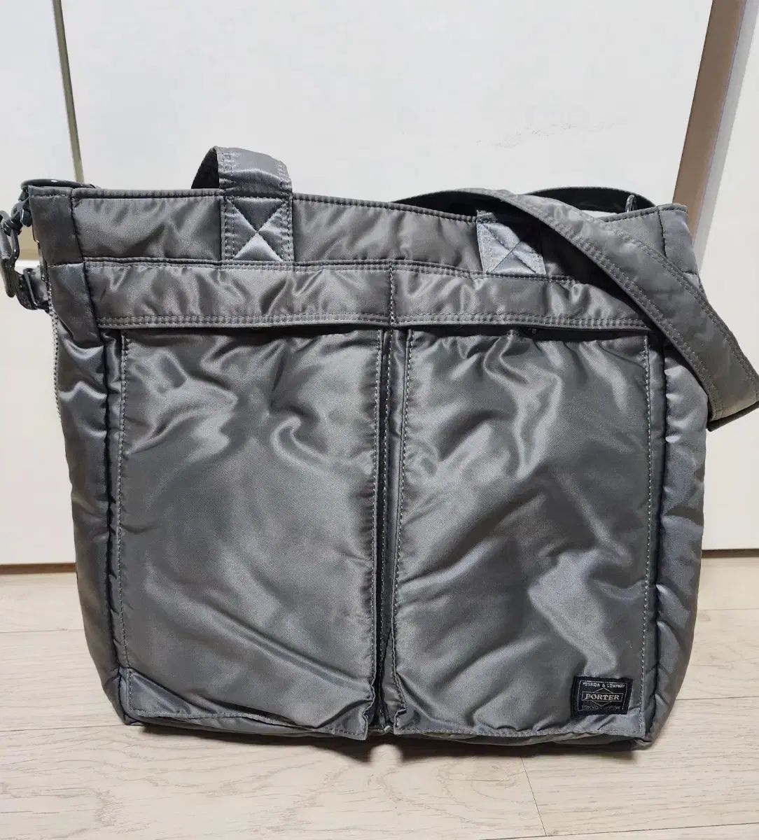 吉田ポーター タンカー 2way トートバッグ シルバーグレー