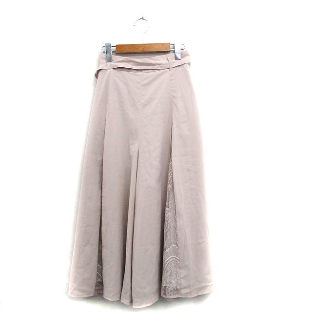 新品タグ付き】マイストラーダ Mystrada レースサスペフレアパンツ