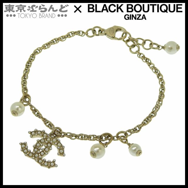 シャネル CHANEL ココマーク ブレスレット C19V シャンパン