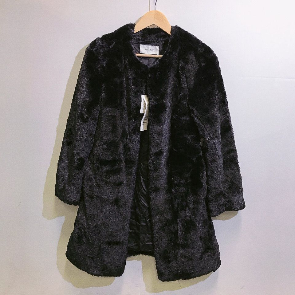 ほぼ新品　PARTYロイヤルパーティ　ネイビー　コート ほぼ新品 ROYALPARTYロイヤルパーティ ネイビー コート