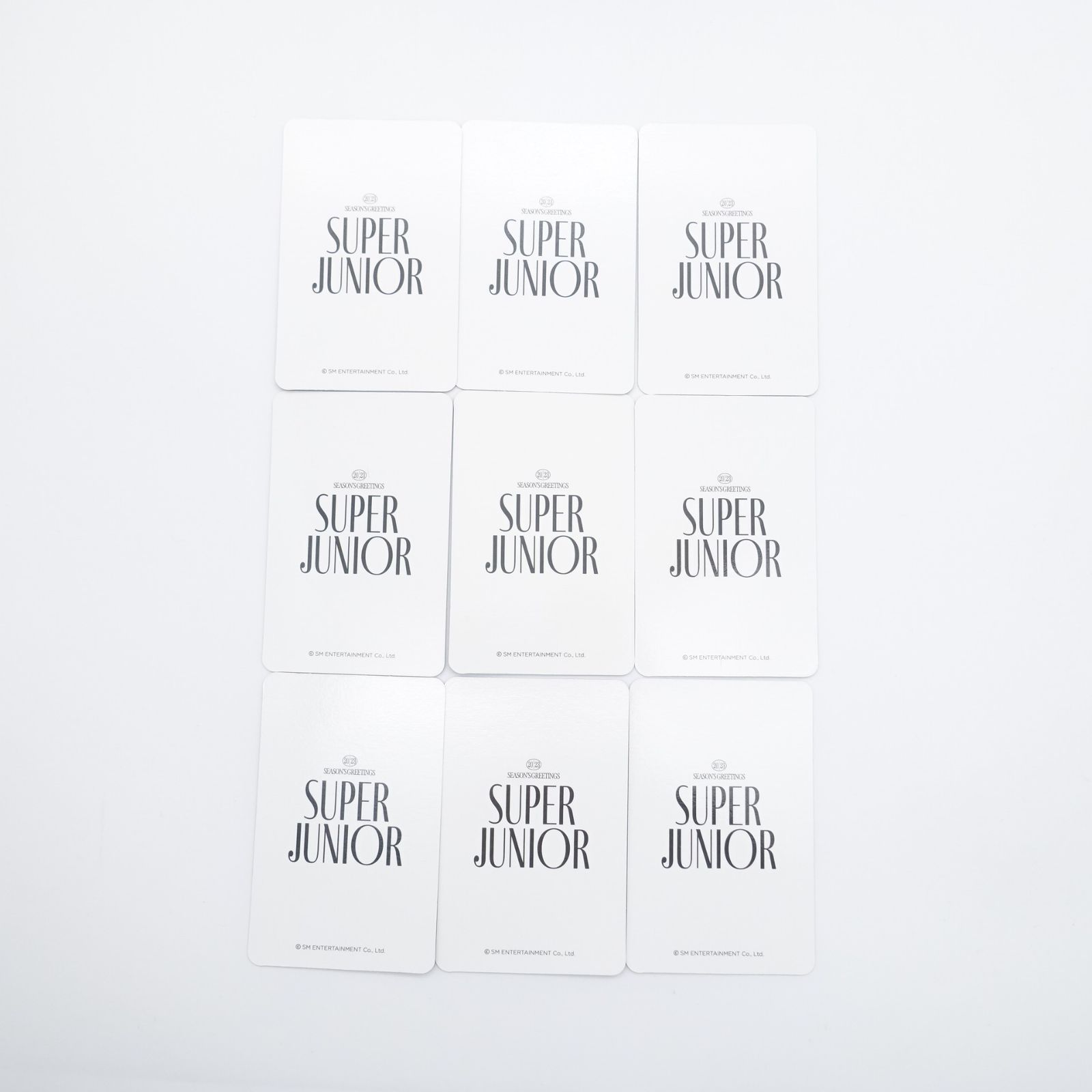SUPER JUNIOR シーグリ2023 SM GLOBAL SHOP 特典 SGS トレカ フォト