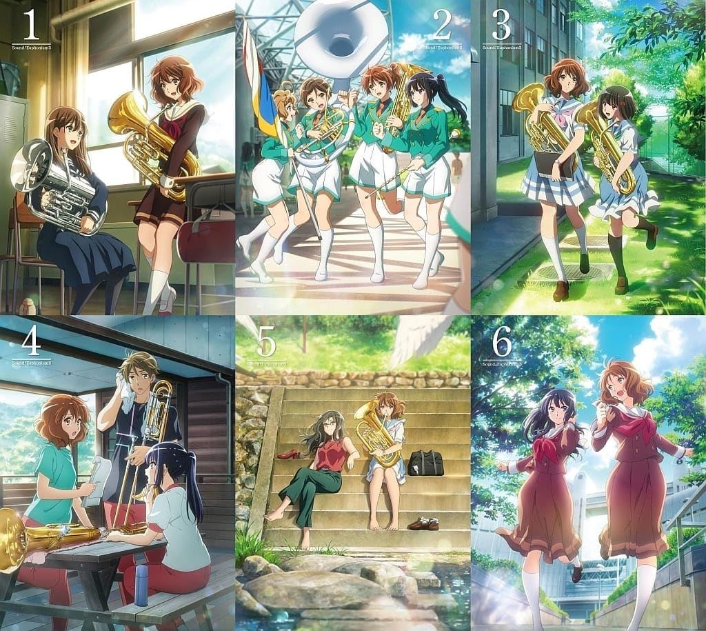 Blu-ray 響け!ユーフォニアム3 全6巻セット 全巻特典スリーブ付き